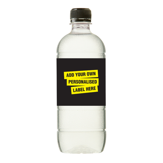 600ml Custom Water Black